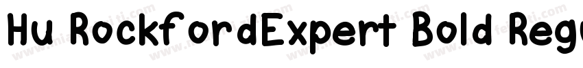 Hu RockfordExpert Bold Regular字体转换